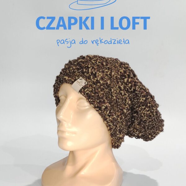 Czapka na drutach - unikalny design, ciepło i styl z Czapki i Loft. Odkryj ręcznie wykonane arcydzieła na www.czapkiiloft.pl. Moda, którą można nosić.