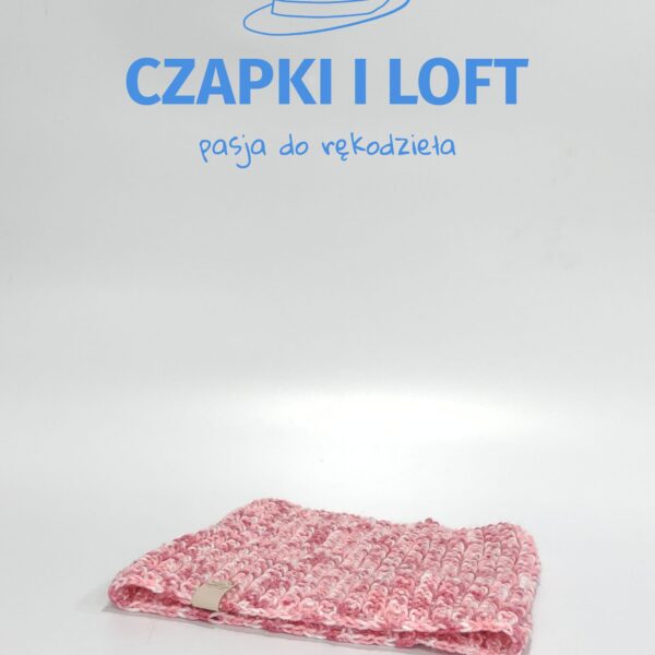 Komin ręcznie robiony na drutach